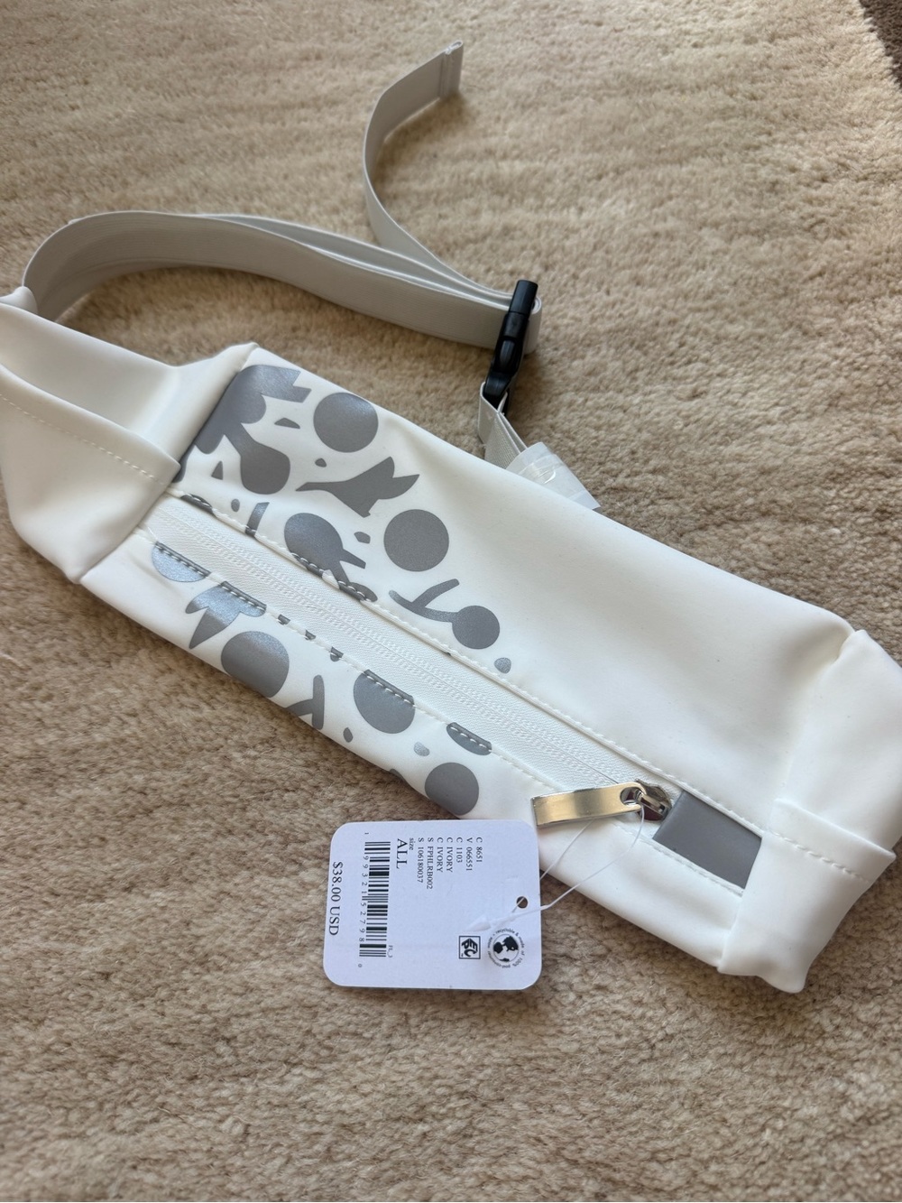 Free People Movement Runner Belt white